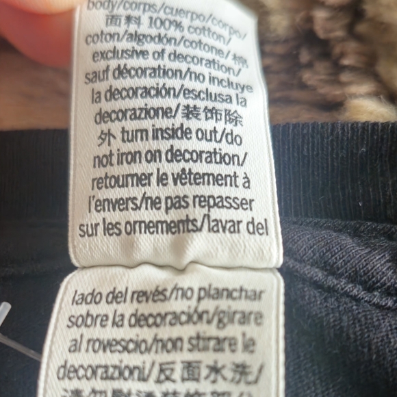 PINK Campus Cotton Bling Tee Size Extra Large NWT - Picture 5 of 9